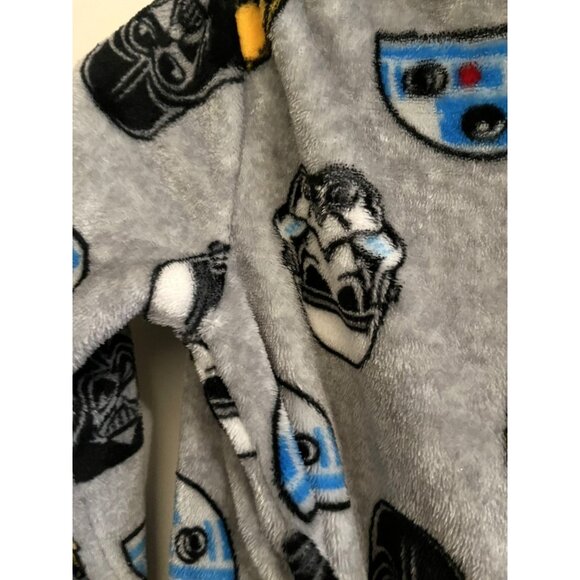 Star Wars Gray Kids Robe Size 8 R2D2 Storm Trooper Darth C3PO - Picture 9 of 9